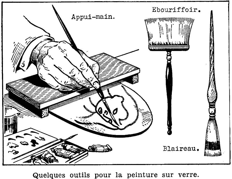 peinture sur verre