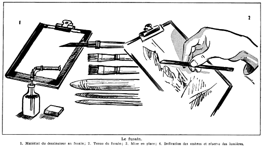 dessin fusain