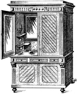 armoire-lavabo-001-MD. Free illustration for personal and commercial use.