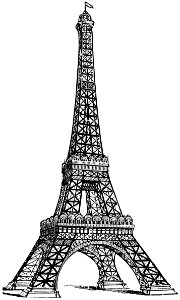 tour-Eiffel. Free illustration for personal and commercial use.
