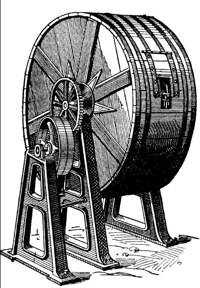 tonneau à fouler