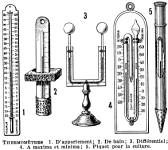 thermomètres