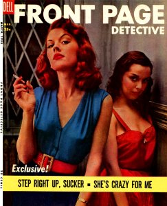 Front Page Detective v14n12 (1955-03.Dell)_0000. Free illustration for personal and commercial use.