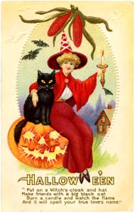 Vintage-Red-Witch-Image-GraphicsFairy-650x1024. Free illustration for personal and commercial use.