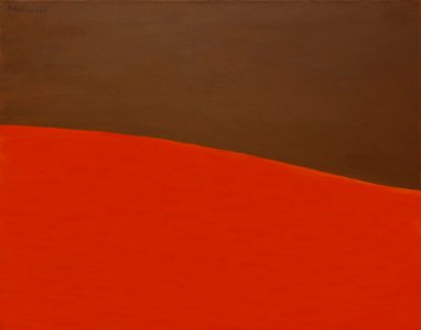 Composition in orange and brown - oil painting on Flemish …. Free illustration for personal and commercial use.