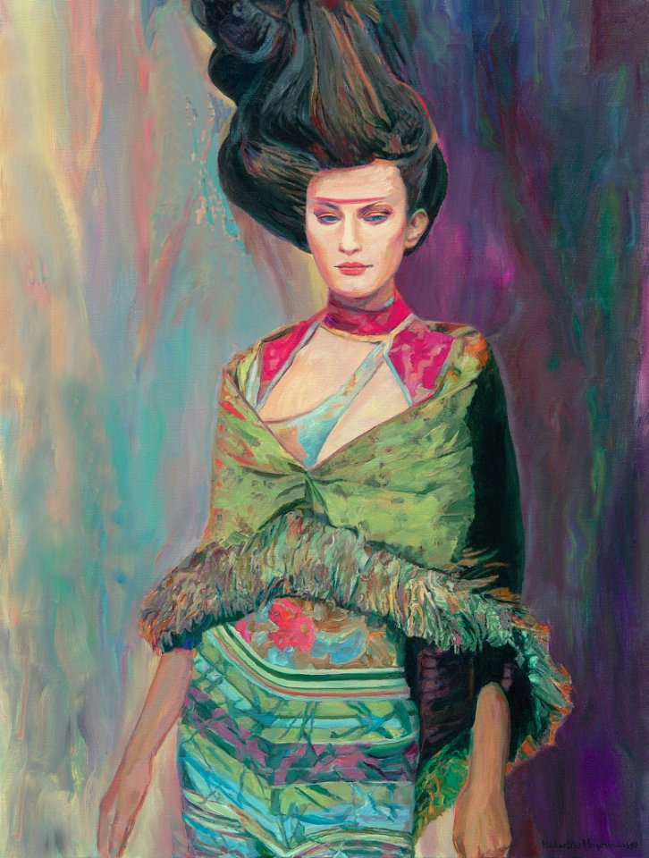 Christian Lacroix - oil painting on Dutch canvas 90x120cm …