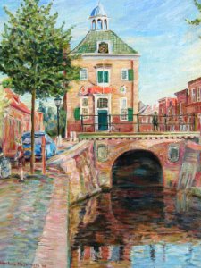 Nieuwpoort - oil painting on canvas 58x70cm 1993