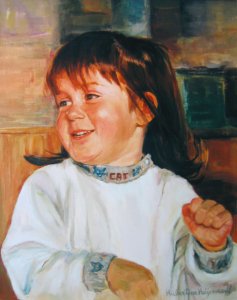 Nicky - oil painting on canvas 40x50cm 1999