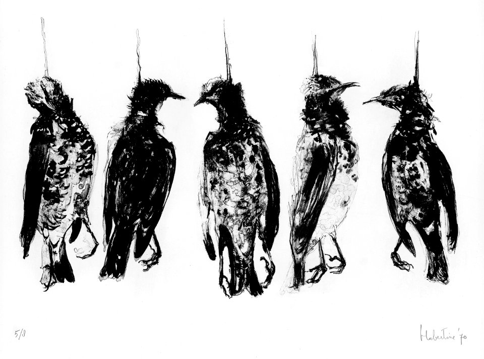 The Hanged 55x70cm 1970 - lithography on 3 stones, of whic…