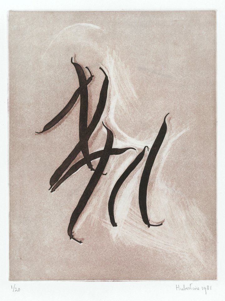 Green beans - 2 plates photo-etching 25x30cm 1981