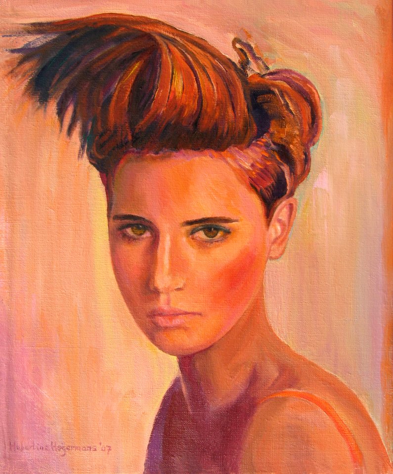 Coupe 'Orange' - oil painting on Dutch canvas 32x38cm 2007…. Free illustration for personal and commercial use.