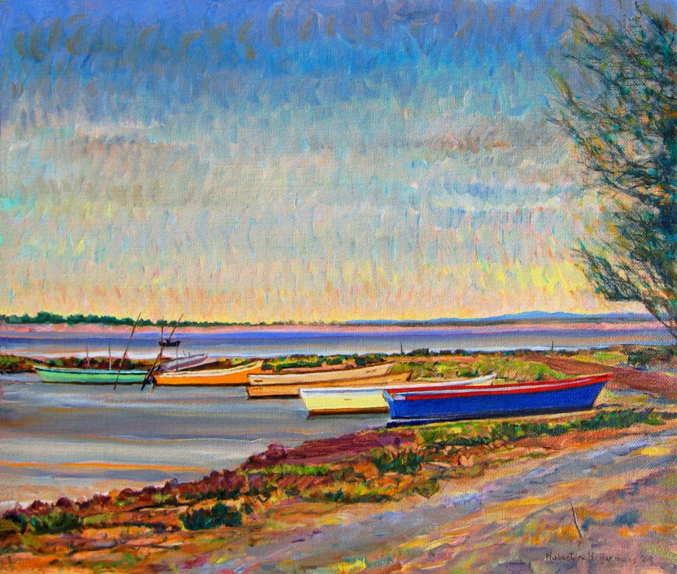 Bages - oil painting on canvas 44x50cm 2009