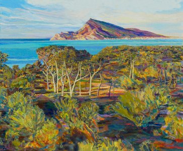 Peninsula of Albir- oil painting on Dutch canvas 59x72cm 2…. Free illustration for personal and commercial use.