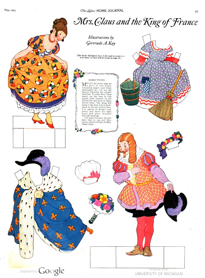 Mrs Claus and King of France