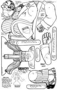 Grouchy Cut Out Toy