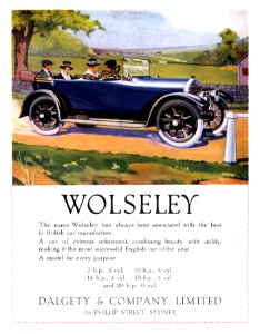 Wolseley. Free illustration for personal and commercial use.