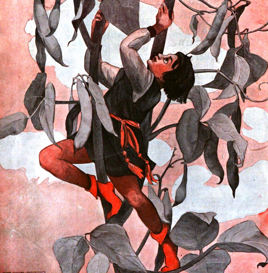 1921 04 April Cover Jack and the Beanstalk