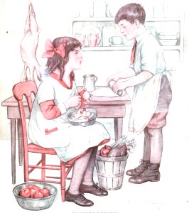 1919 11 November Cover Thanksgiving Helpers