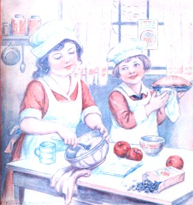 1918 11 November Cover Thanksgiving Pies. Free illustration for personal and commercial use.
