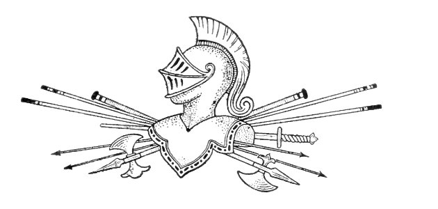 helmet and weapons