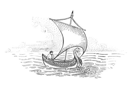 tiny sailboat