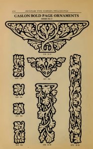 Keystone 92 Caslon Bold Page Ornaments
