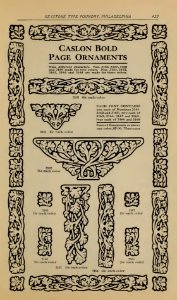Keystone 91 Caslon Bold Page Ornaments