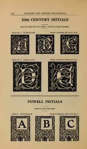Keystone 83 20th Century Initials