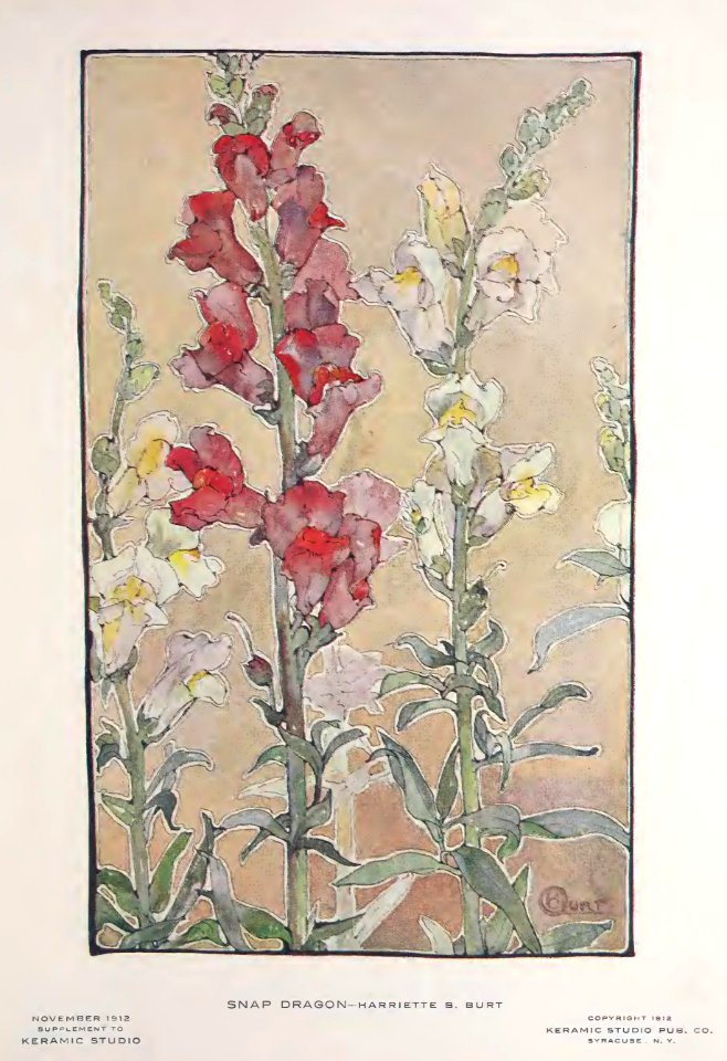 1912 Snapdragon Keramic Studio