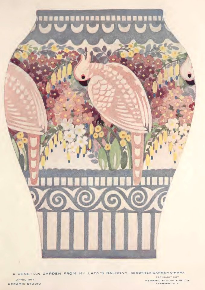 1917 Garden Vase Keramic Studio