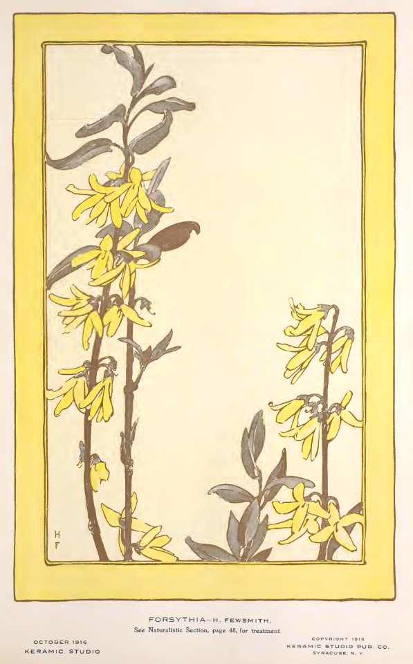 1916 Forsythia Keramic Studio