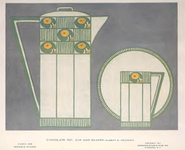 1918 Chocolate Pot Keramic Studio