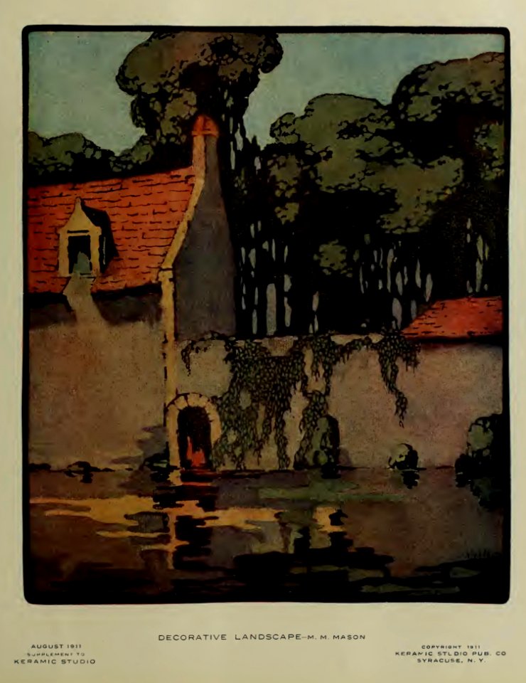 1911 Landscape Keramic Studio