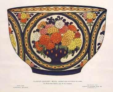 1916 Flower Garden Keramic Studio