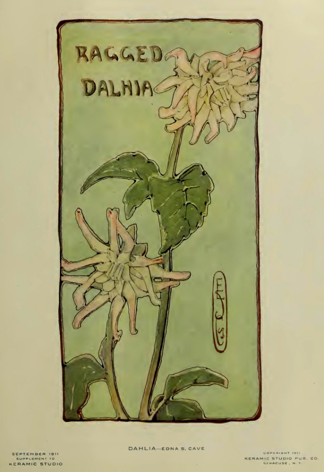 1911 Dahlia Keramic Studio