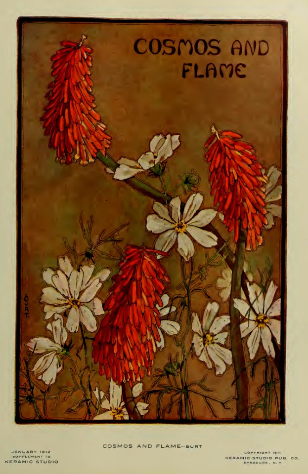 1912 Cosmos and Flame Keramic Studio