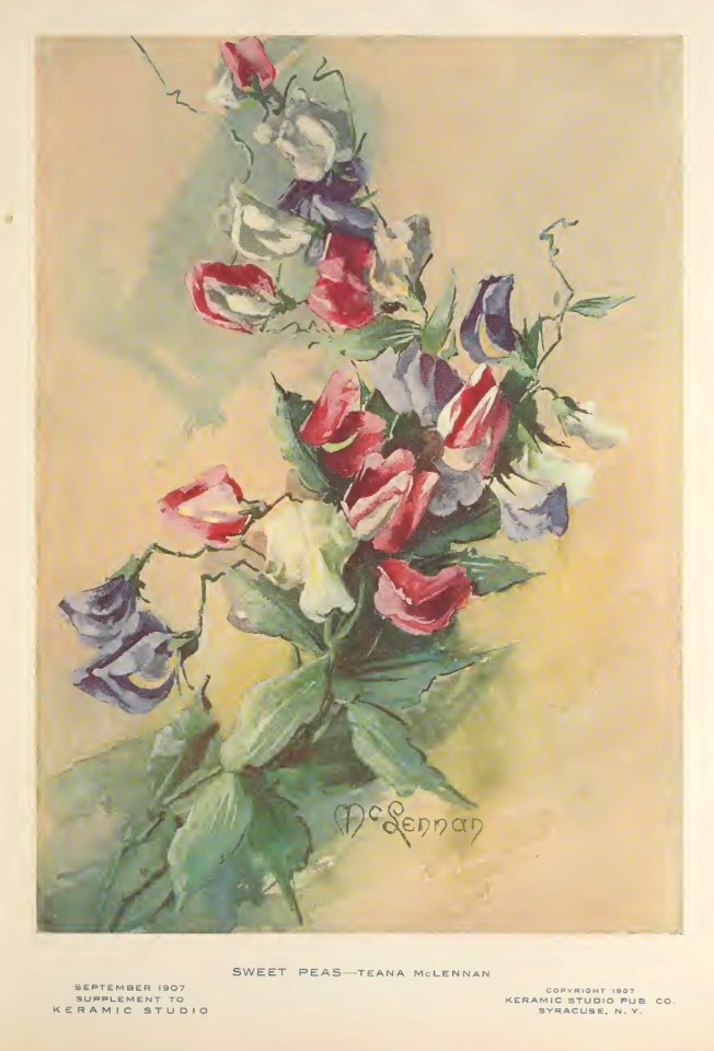 1907 Sweet Peas Keramic Studio