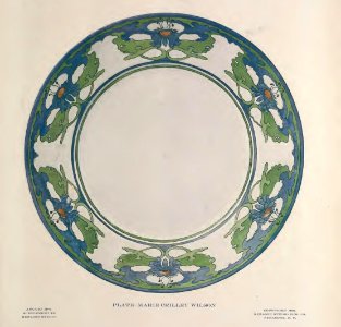 1904 Plate Keramic Studio