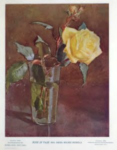 1902 Rose in Vase Keramic Studio