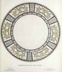 1902 Plate Keramic Studio