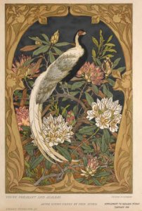 1900 Silver Pheasant Keramic Studio