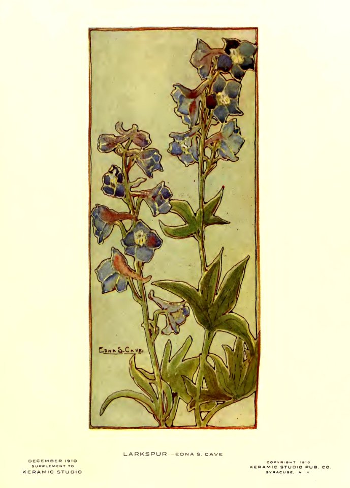 1910 Larkspur Keramic Studio