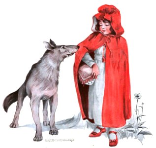Little Red Riding Hood. Free illustration for personal and commercial use.