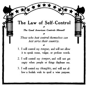 The Law of Self Control