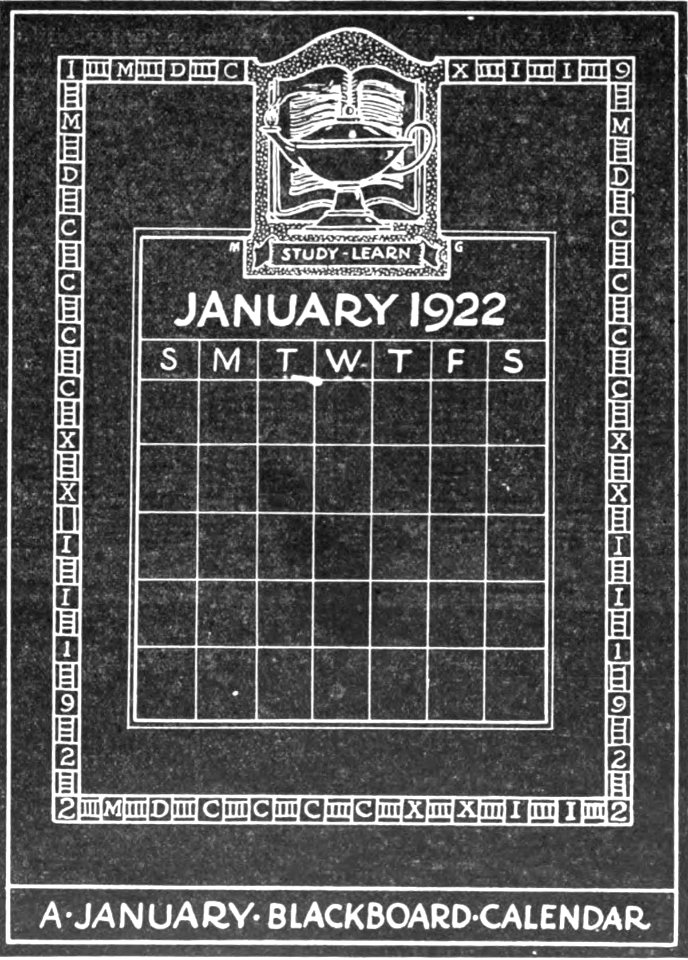 Blackboard Calendar 01 B