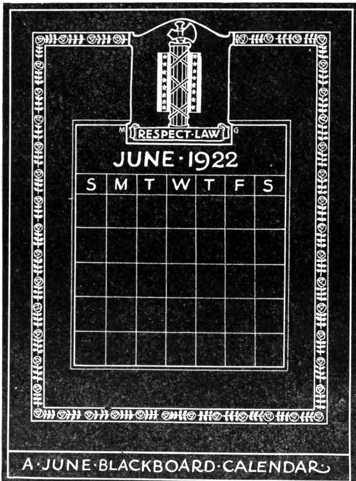 Blackboard Calendar 06 C