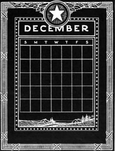 Blackboard Calendar A 12. Free illustration for personal and commercial use.