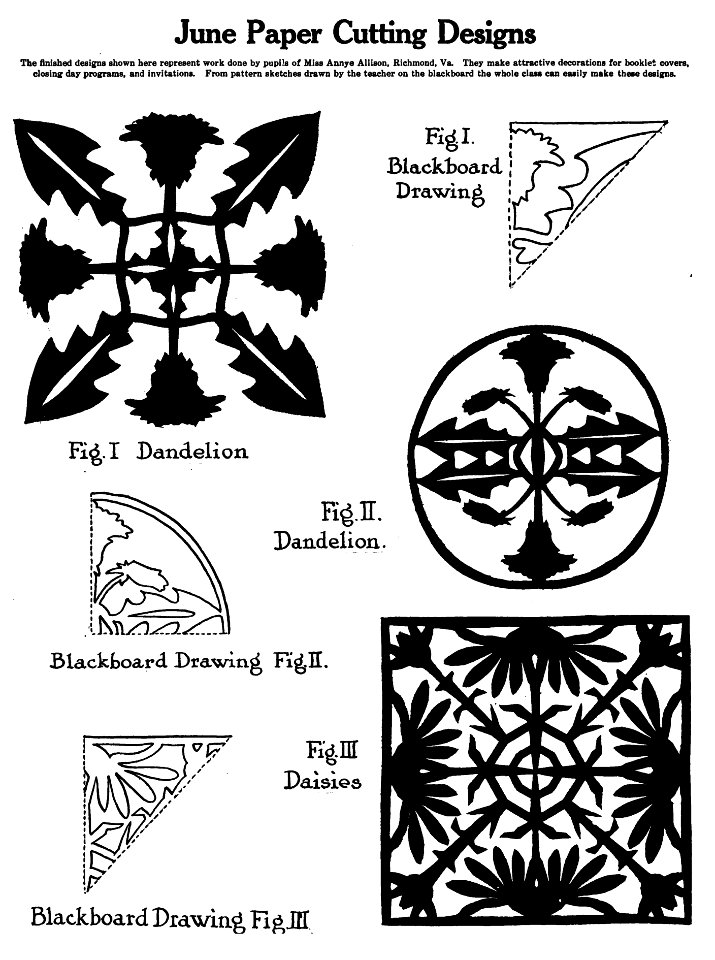 June Paper Cutting Designs