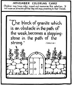 1920 11 Coloring Card