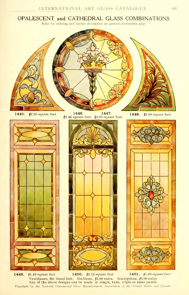 Art Glass Catalogue 62